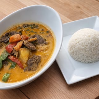 Vegetarian duck curry
