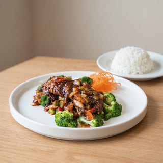 Crispy duck with chili sauce