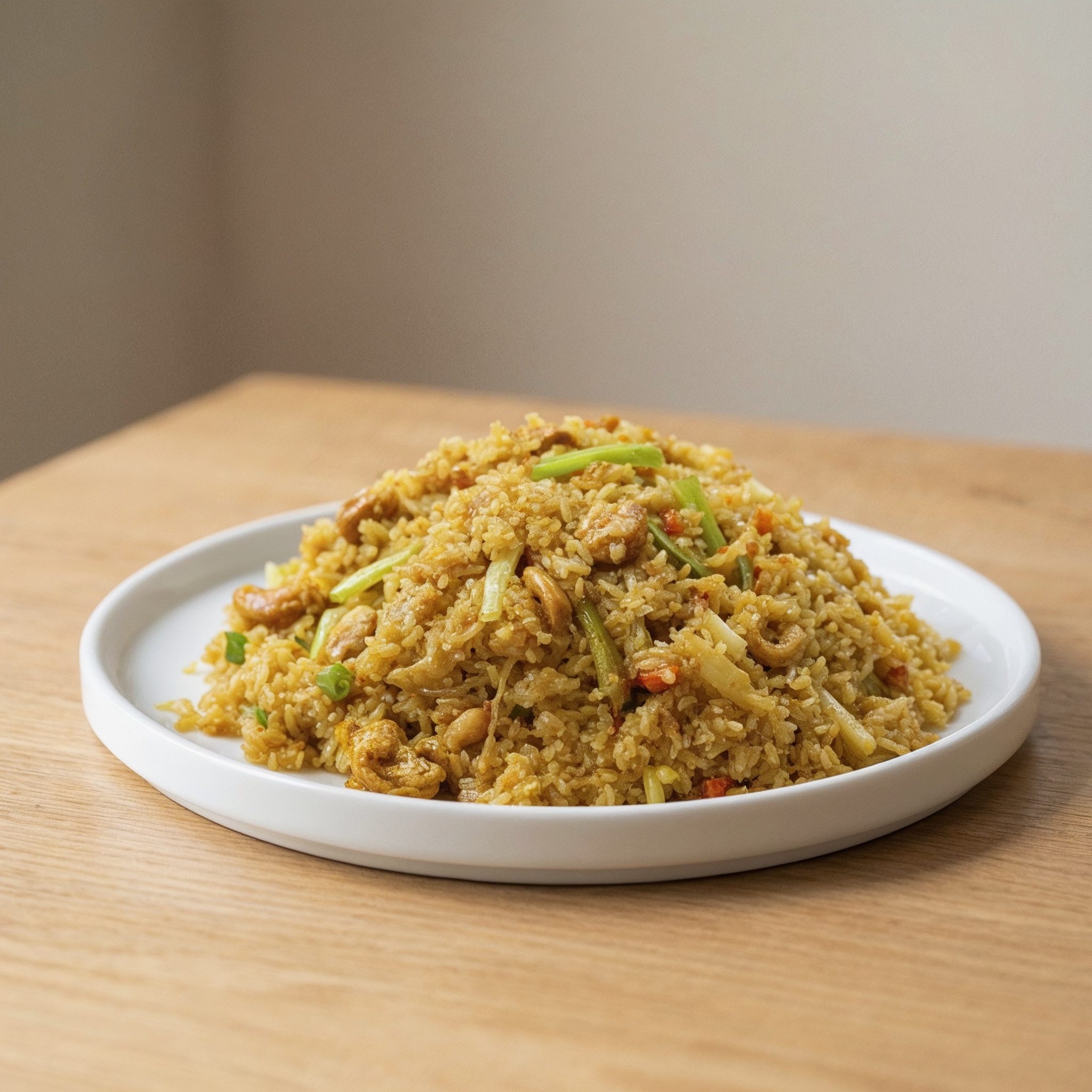 Pineapple fried rice.