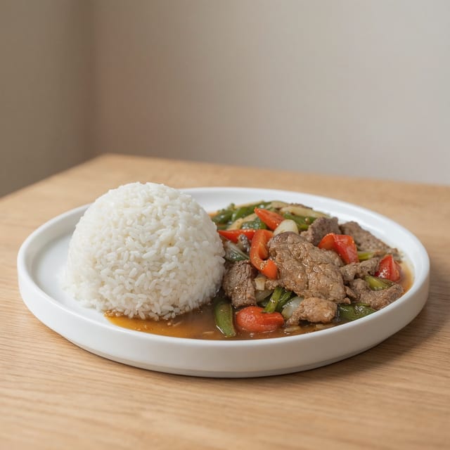 Pepper steak.