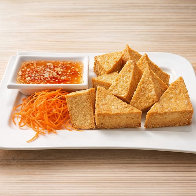 Crispy tofu.