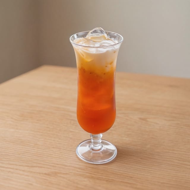 Thai iced tea.
