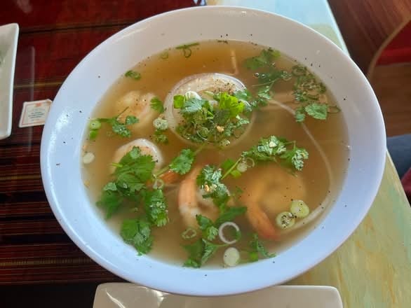 Seafood pho.